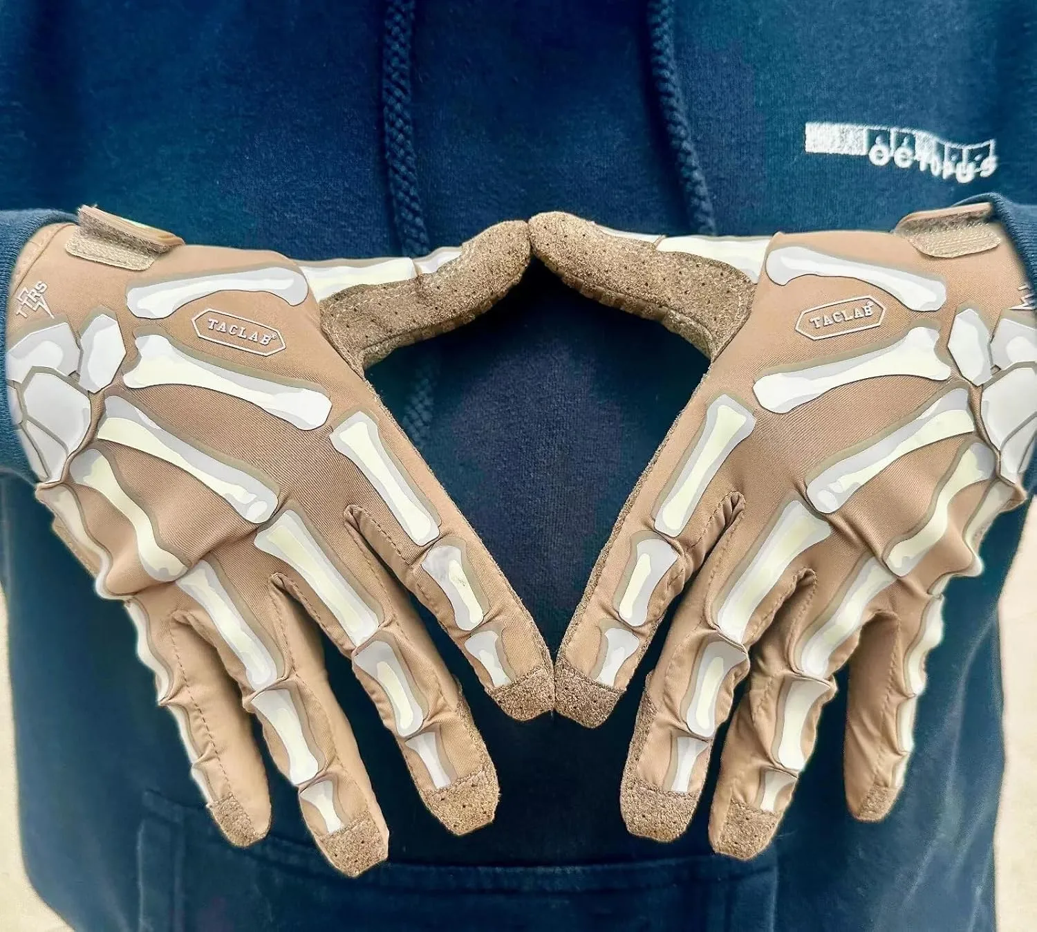 Reaper Coyote Skeleton Gloves - Thin and Lightweight for Airsoft, Paintball, Cycling, Motorcycle, Multipurpose