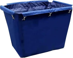 Removable Waterproof Liner Bag, Replacement Laundry Cart Liner Bag, Oxford Cloth Storage Bags, Large Thickened Waterproof Oxford Cloth Bags for Clothes Or Toy Organizer Storage Cart(Blue-tapered)