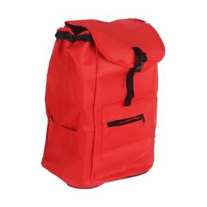 Replacement Bag for Shopping Cart Trolley Replacement Bag Folding Reusable Handtruck Bag Spare Oxford Cloth for Women Picnic, red