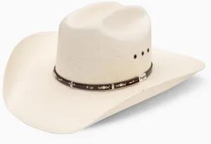 RESISTOL Men's George Strait Hazer 10X Shantung Straw Cowboy Hat Natural 7