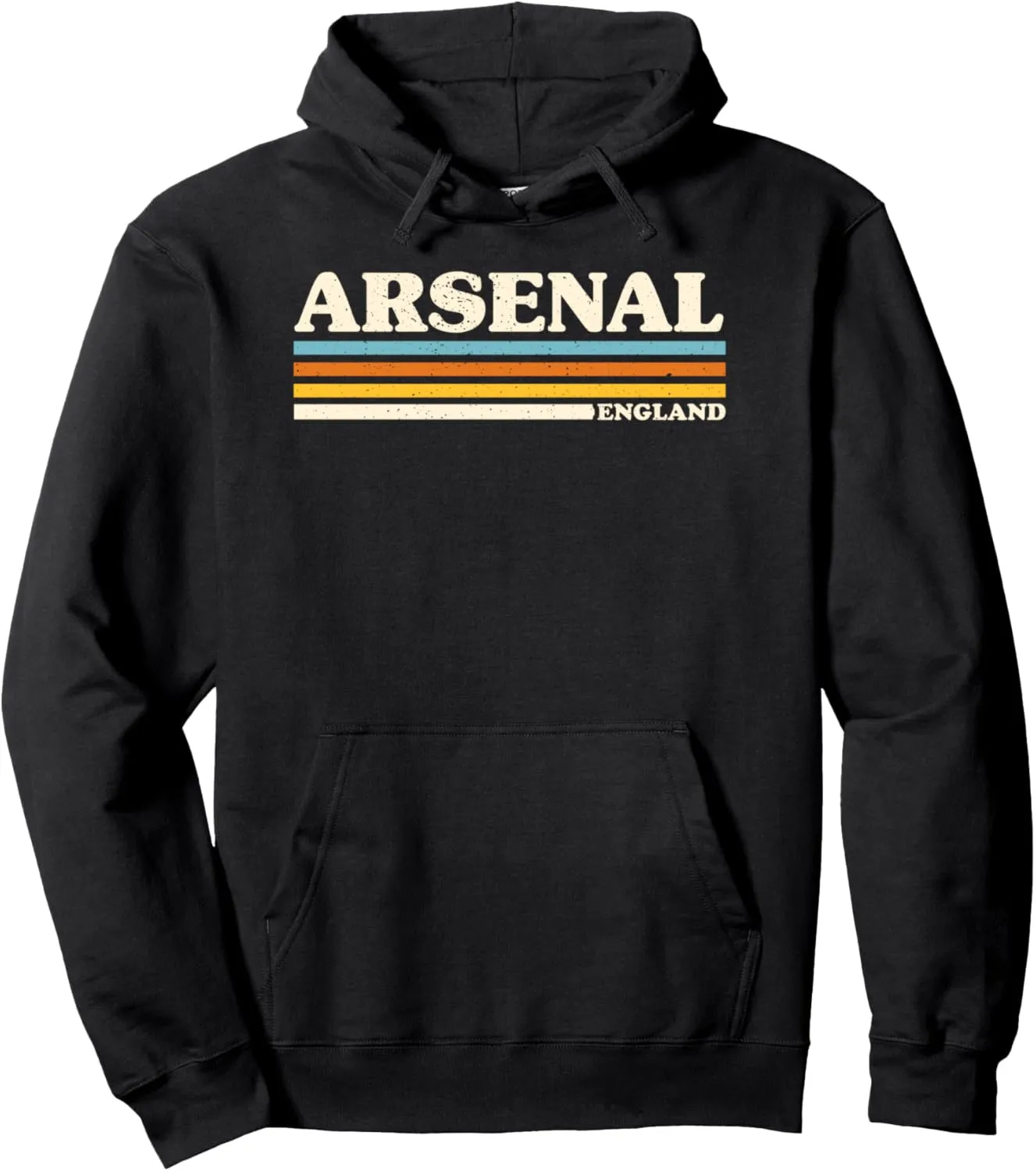 Retro Stripe Arsenal Pullover Hoodie