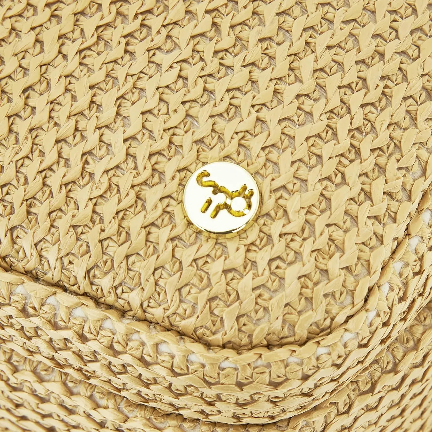 RFID Straw Summer Purses for Women 2025 Woven Sling Bag Fanny Packs Cross body for Everyday Beach Travel Vacation Essentials (Front Pocket Button)