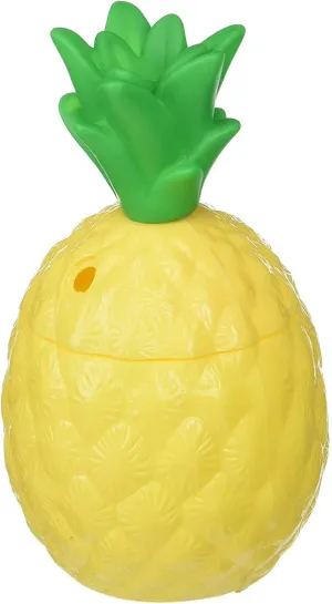 Rhode Island Novelty 8 Oz Pineapple Plastic Cups Set of 12