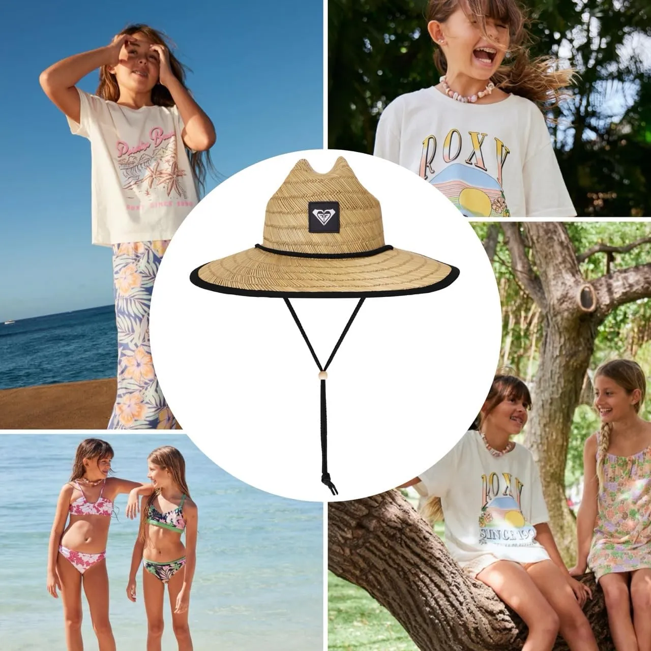 Roxy Girls' Rg Tomboy Straw Hat