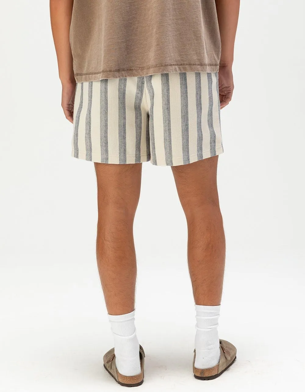 Rsq Mens Stripe Pull On Knit Shorts
