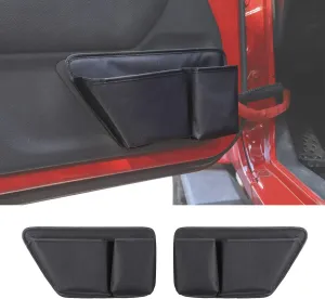 RT-TCZ for Jeep Wrangler JK Door Storage Pockets Interior Organizer Accessories for 2011-2018 Jeep Wrangler JK JKU 2/4-Door