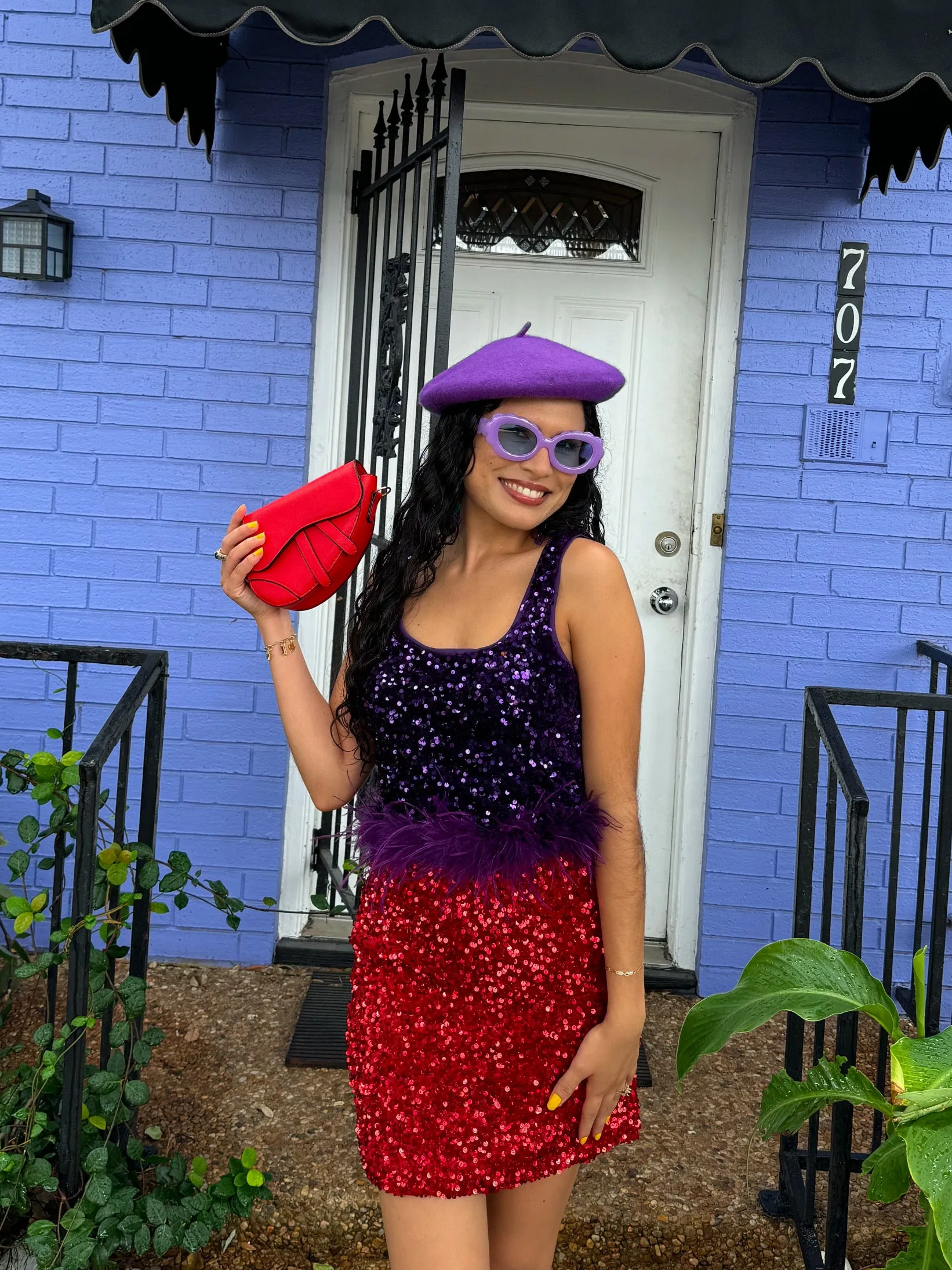 Ruby Holiday Purse