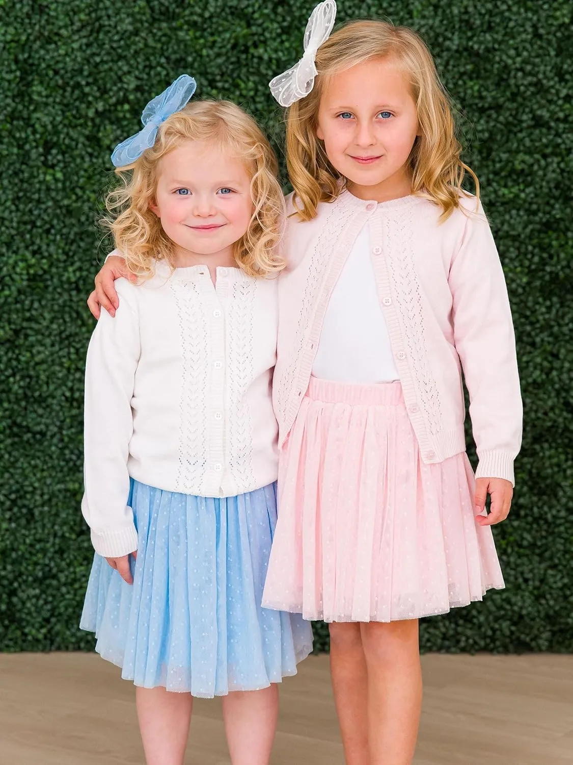 RuffleButts Baby/Toddler Girls Tutu Layered Tulle Skirt