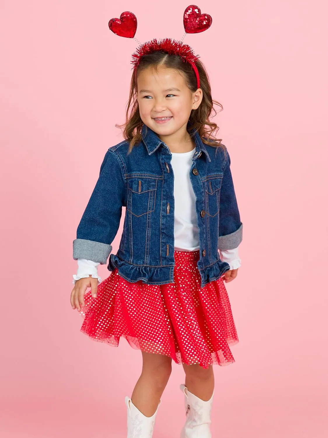 RuffleButts Baby/Toddler Girls Tutu Layered Tulle Skirt