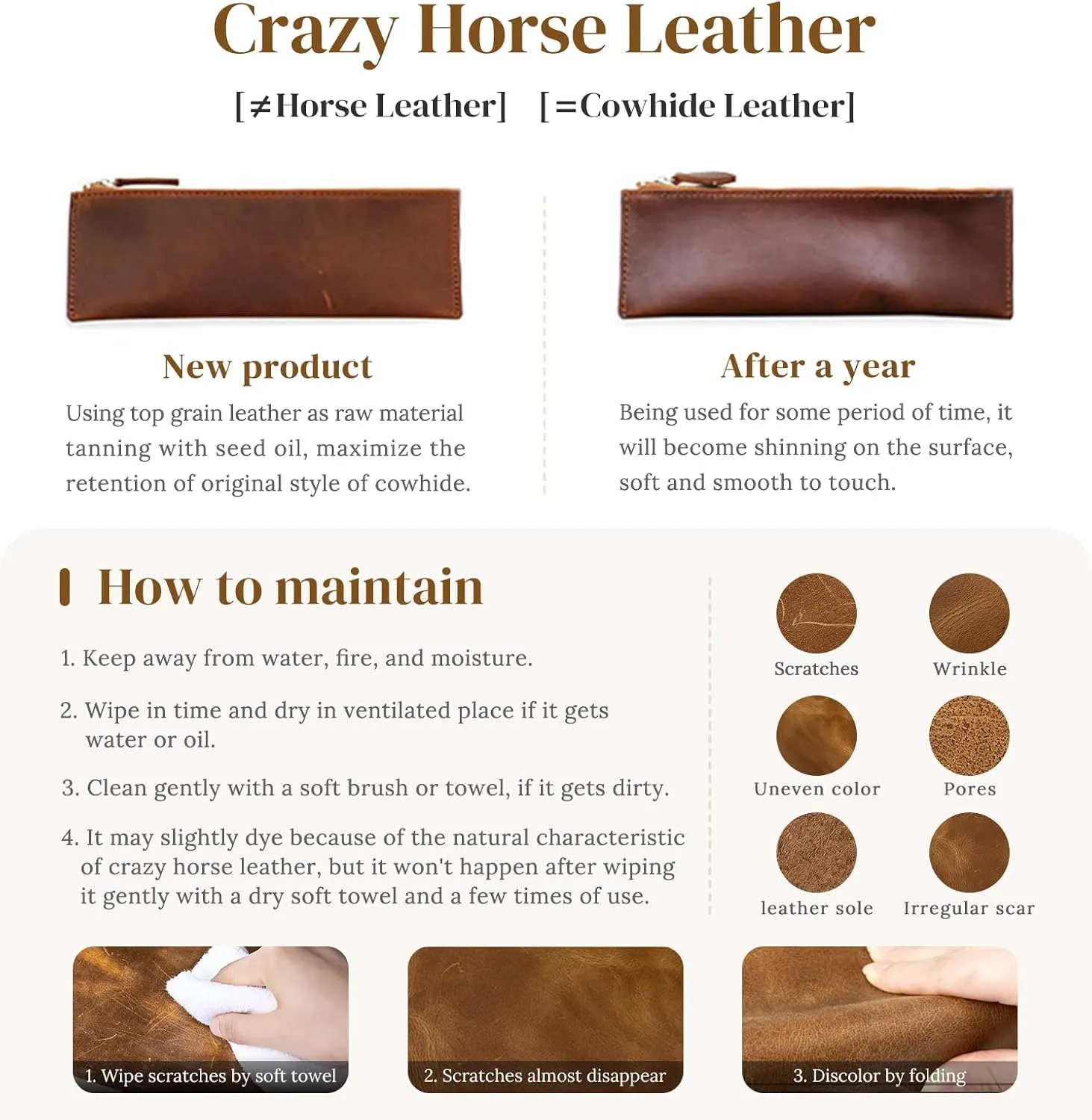 S-ZONE Small Genuine Leather Crossbody Bags for Women Purse and Handbag Wristlet