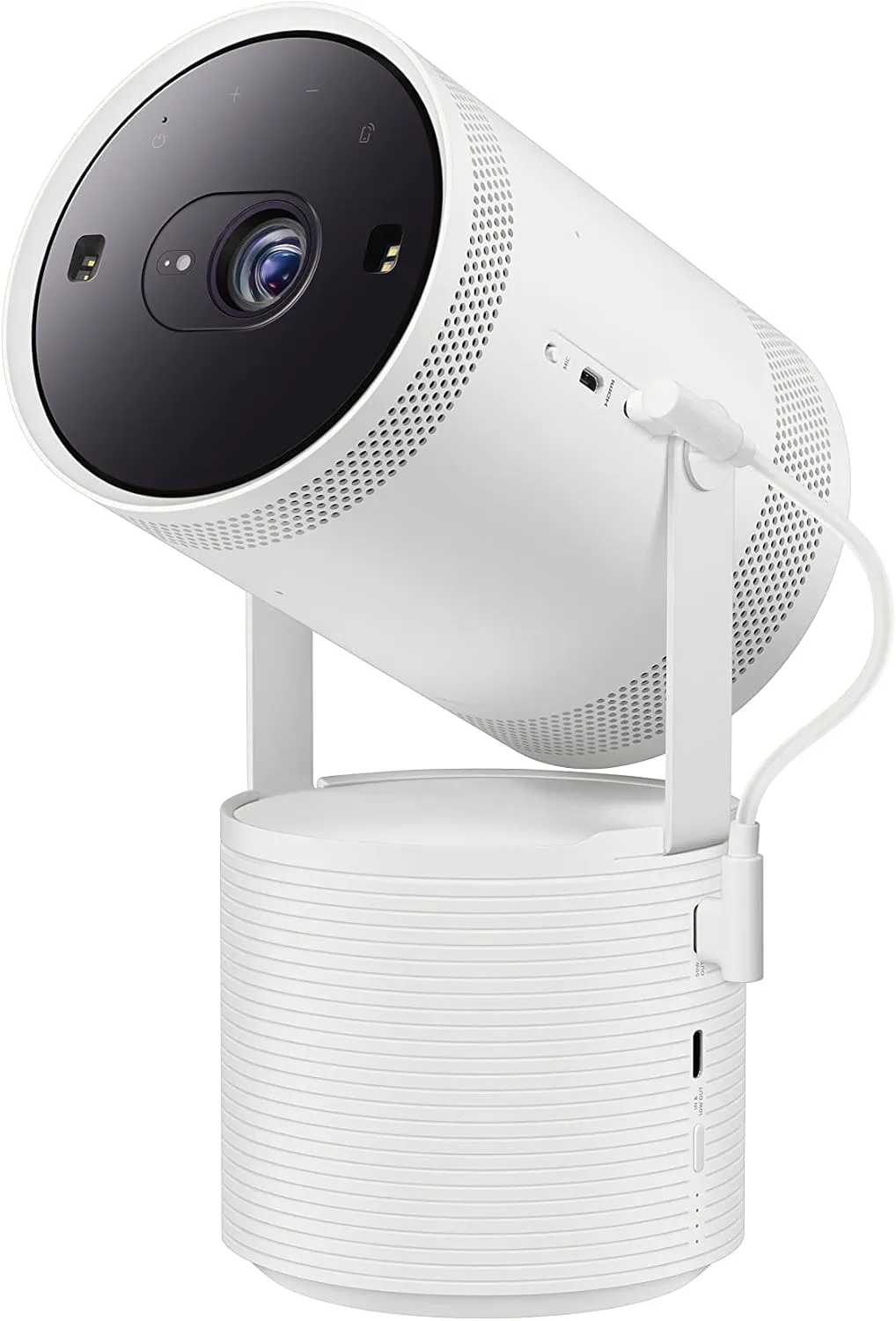 SAMSUNG The Freestyle Battery Base for Smart Portable Projector, Convenient Use, Power Charging for Home Theater and Entertainment, VG-FBB3BA/ZA, 2022, White