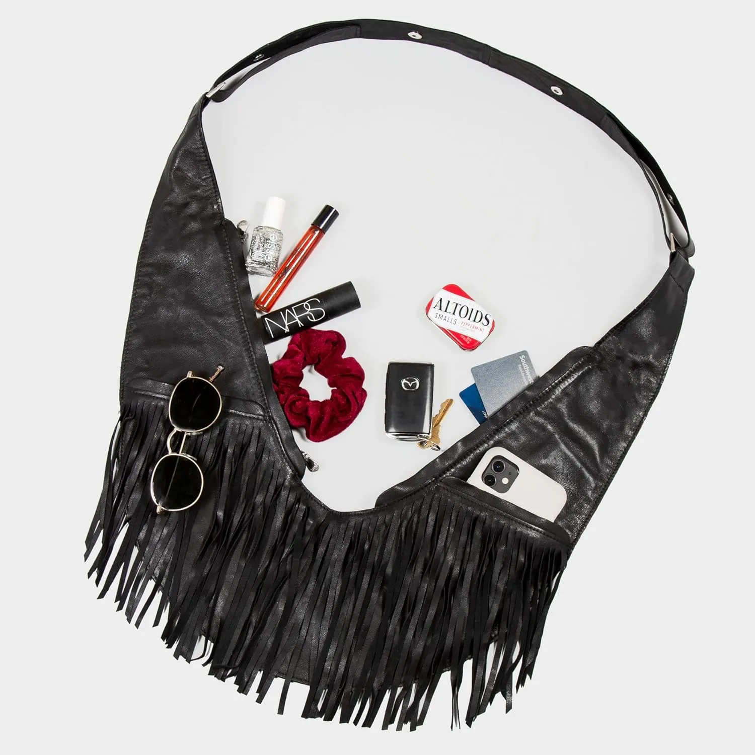 SASH Crossbody Bag - Genuine or Faux Leather Purse for Women - Travel Sling Bag with FRID-Protected Wallet