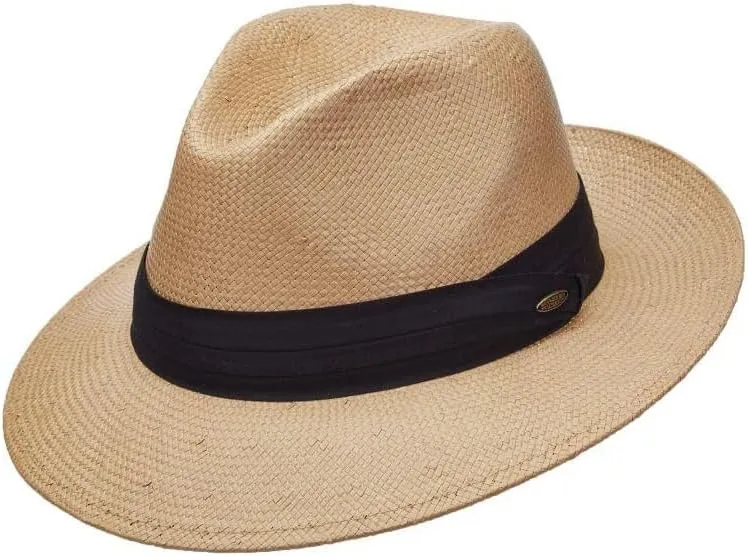Scala Men's Toyo Safari Hat with Black Trim
