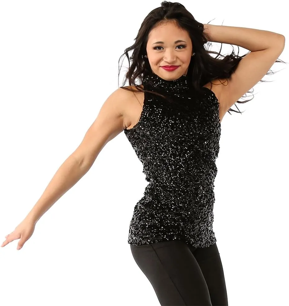 Sequin Sparkle Tank Tunic Dress for Girls Just for Kix