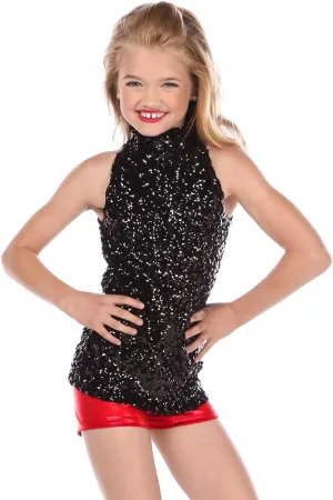 Sequin Sparkle Tank Tunic Dress for Girls Just for Kix