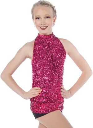 Sequin Sparkle Tank Tunic Dress for Girls Just for Kix