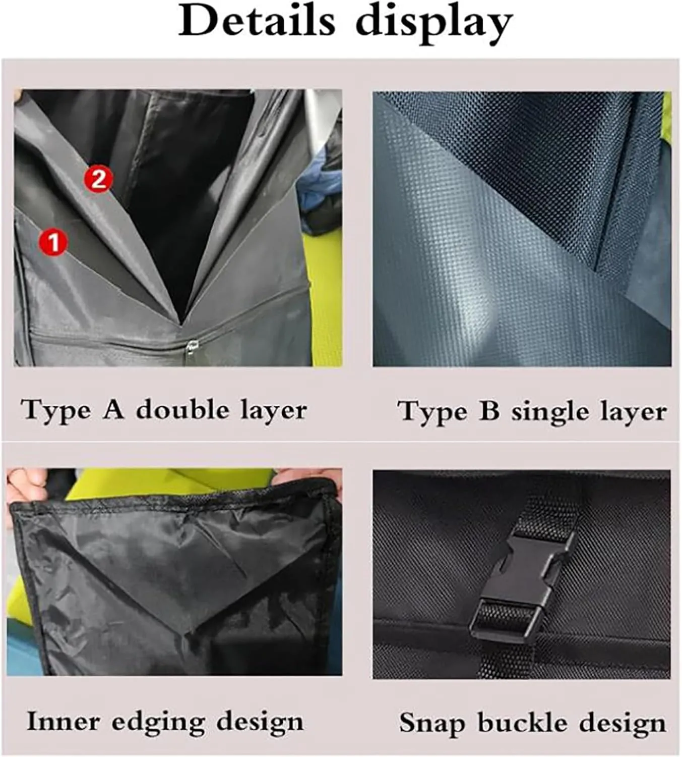 Shopping Cart Replacement Bag, Waterproof Oxford Cloth Replacement Bag, Shopping Trolley Replacement Bag with Side Pocket(D)