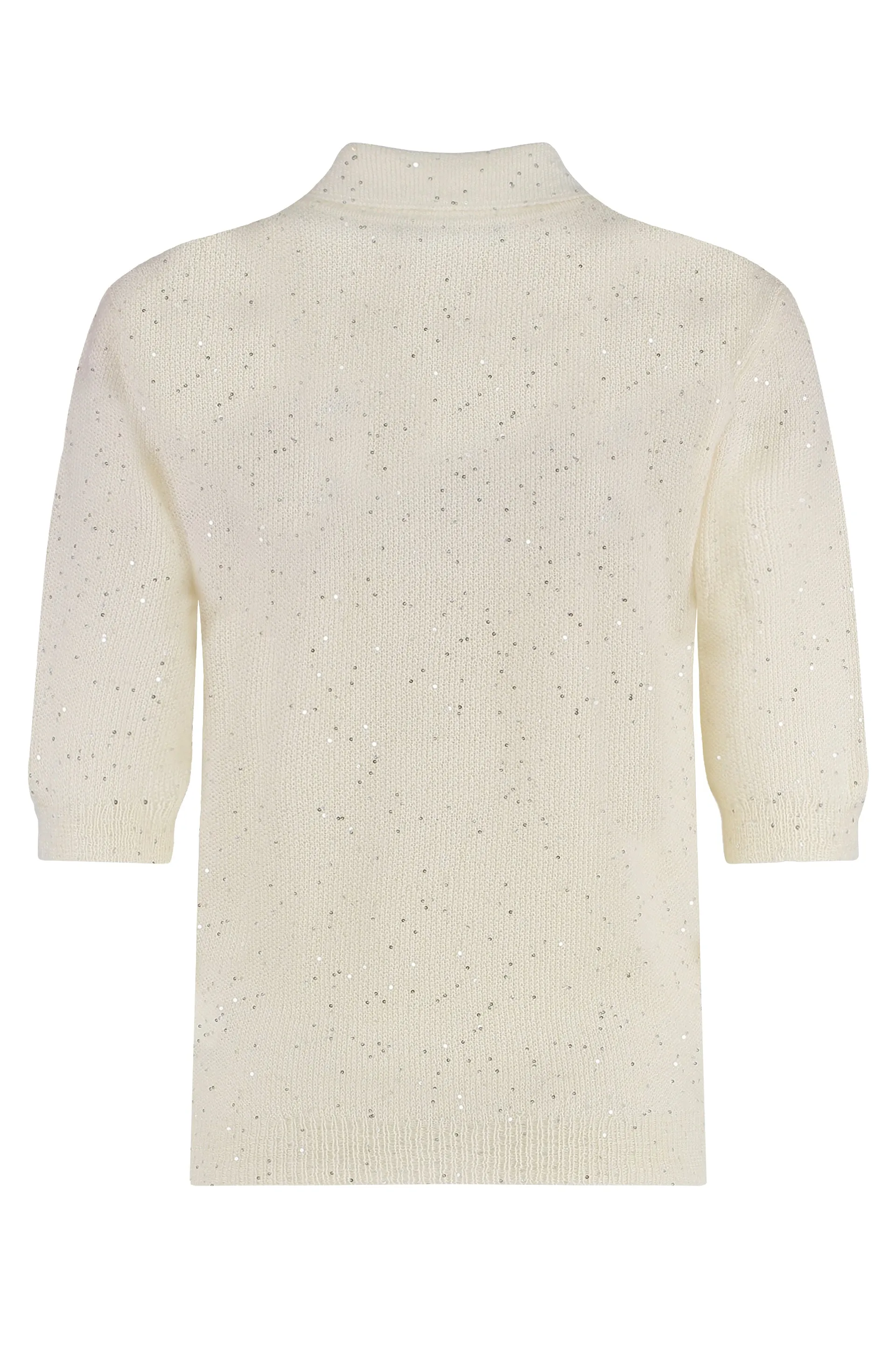 Short sleeve sweater