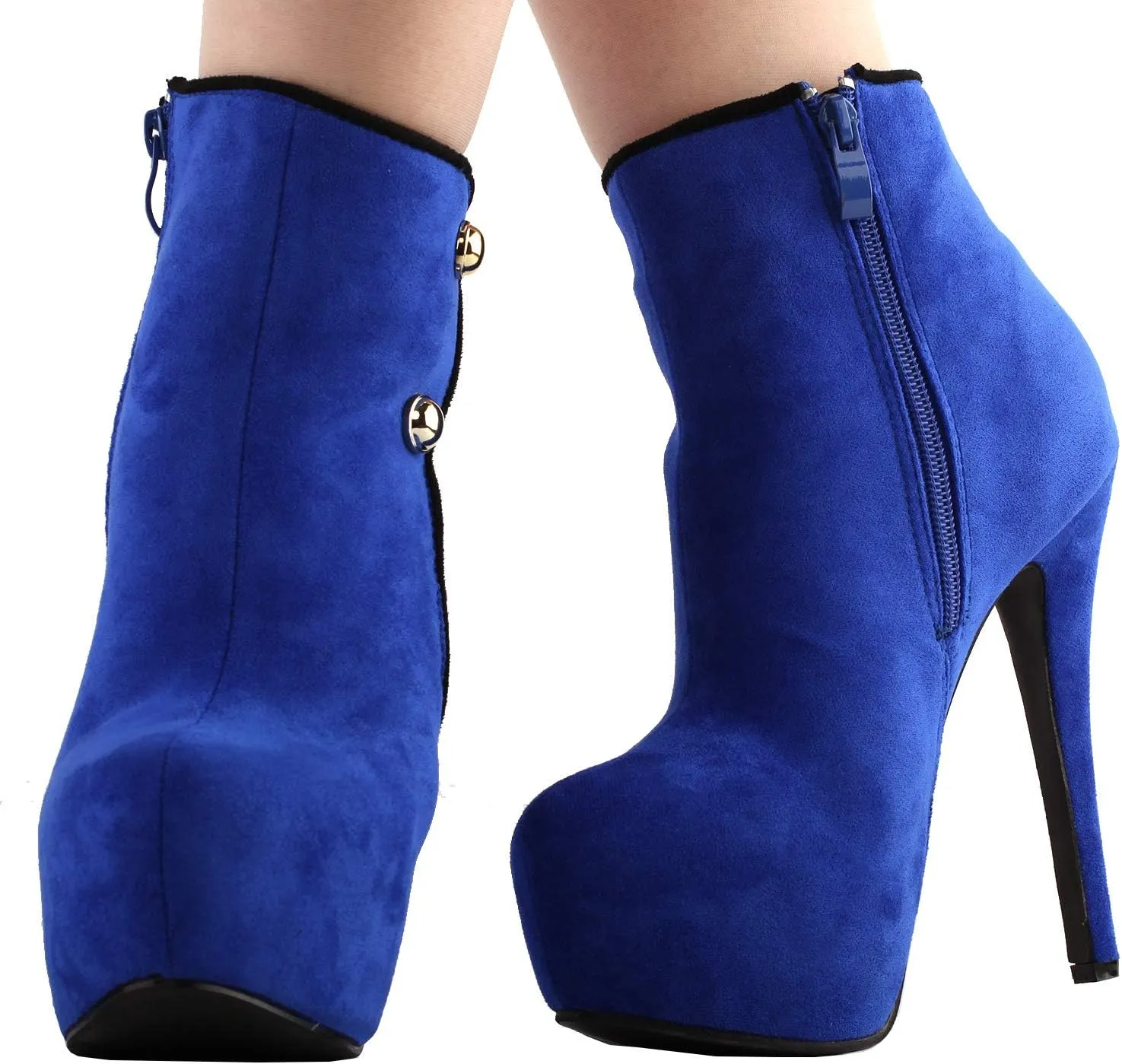 SHOW STORY Sexy Two Tone Peeptoe Bow Stiletto Platform High Heels Pumps,LF80805