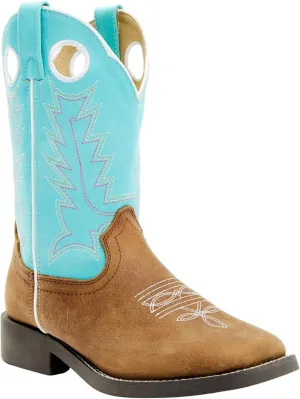 Shyanne Girls' Ceci Western Boot Broad Square Toe - Bsgsp22p13