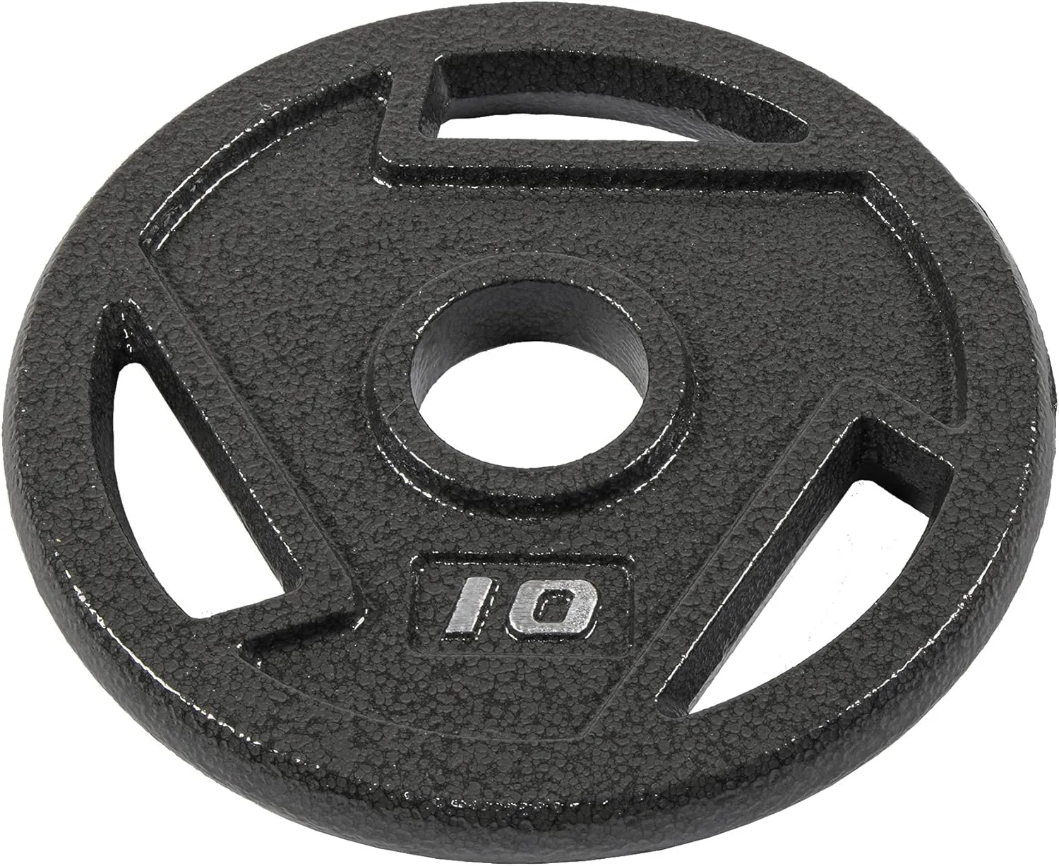 Signature Fitness Cast Iron Plate Weight Plate for Strength Training and Weightlifting, Olympic or Standard, Multiple Sizes