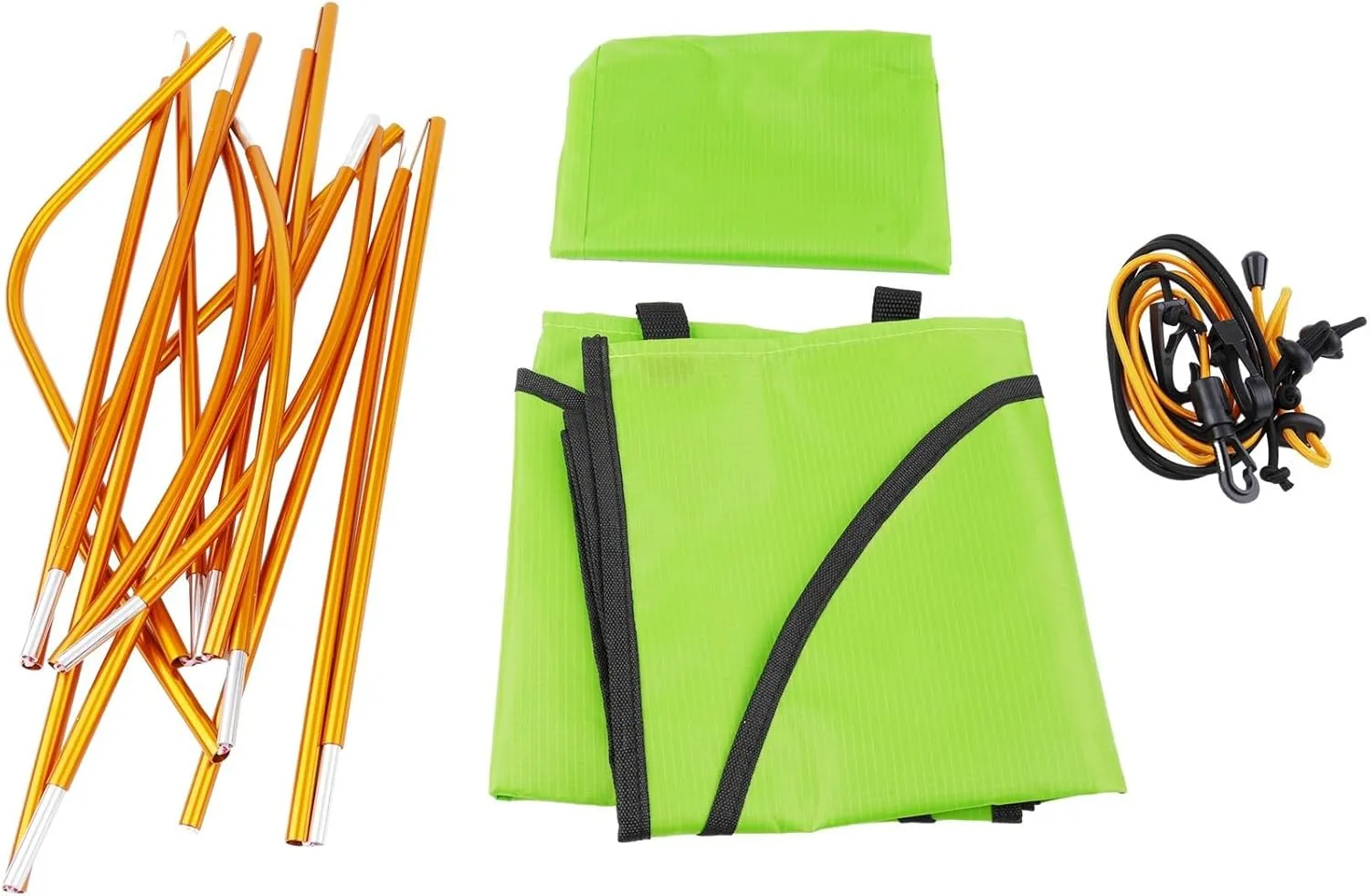 Single Sun Shelter For Kayaks Canopy Awning Sunshade Tent for Singleperson, Lightweight Portable Boat Shade with Shock Cord Aluminum Frame,125x110cm(green)
