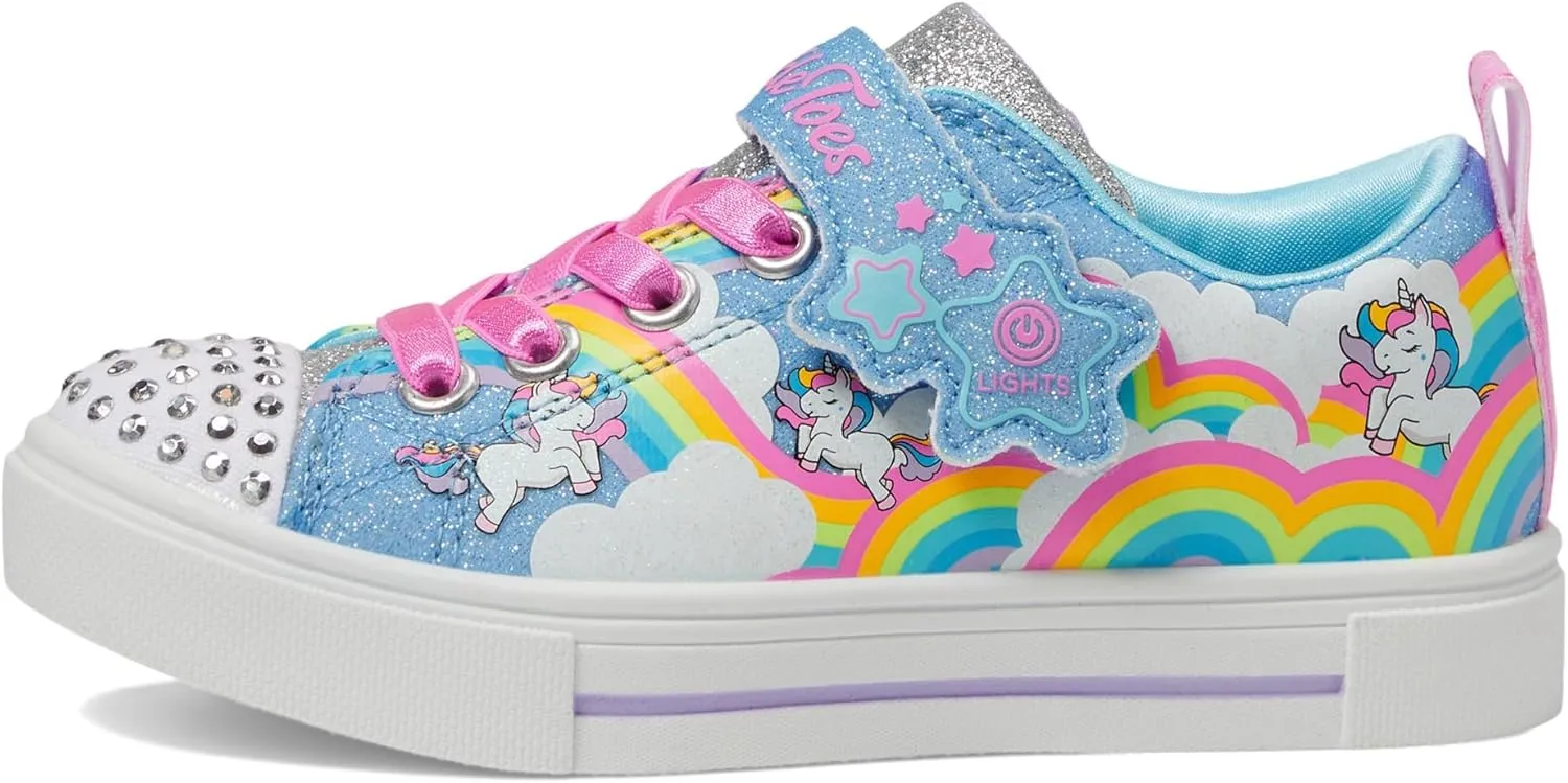 Skechers Unisex-Child Twinkle Sparks-Sequin Flash Sneaker