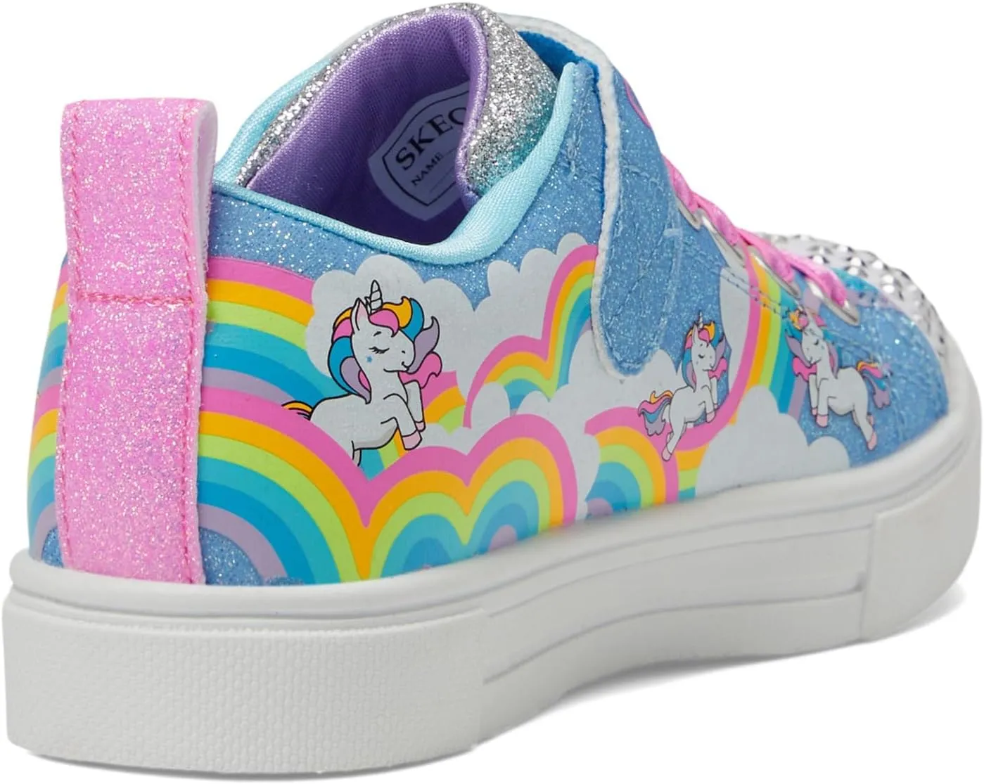 Skechers Unisex-Child Twinkle Sparks-Sequin Flash Sneaker