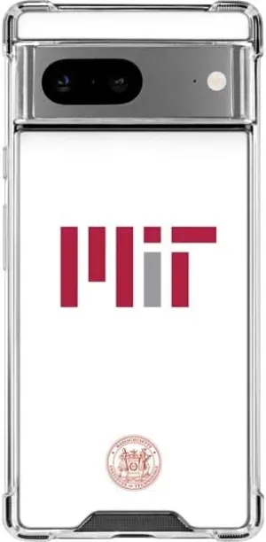 Skinit Clear Phone Case Compatible with Google Pixel 8a - Officially Licensed Massachusetts Institute of Technology MIT Seal Design
