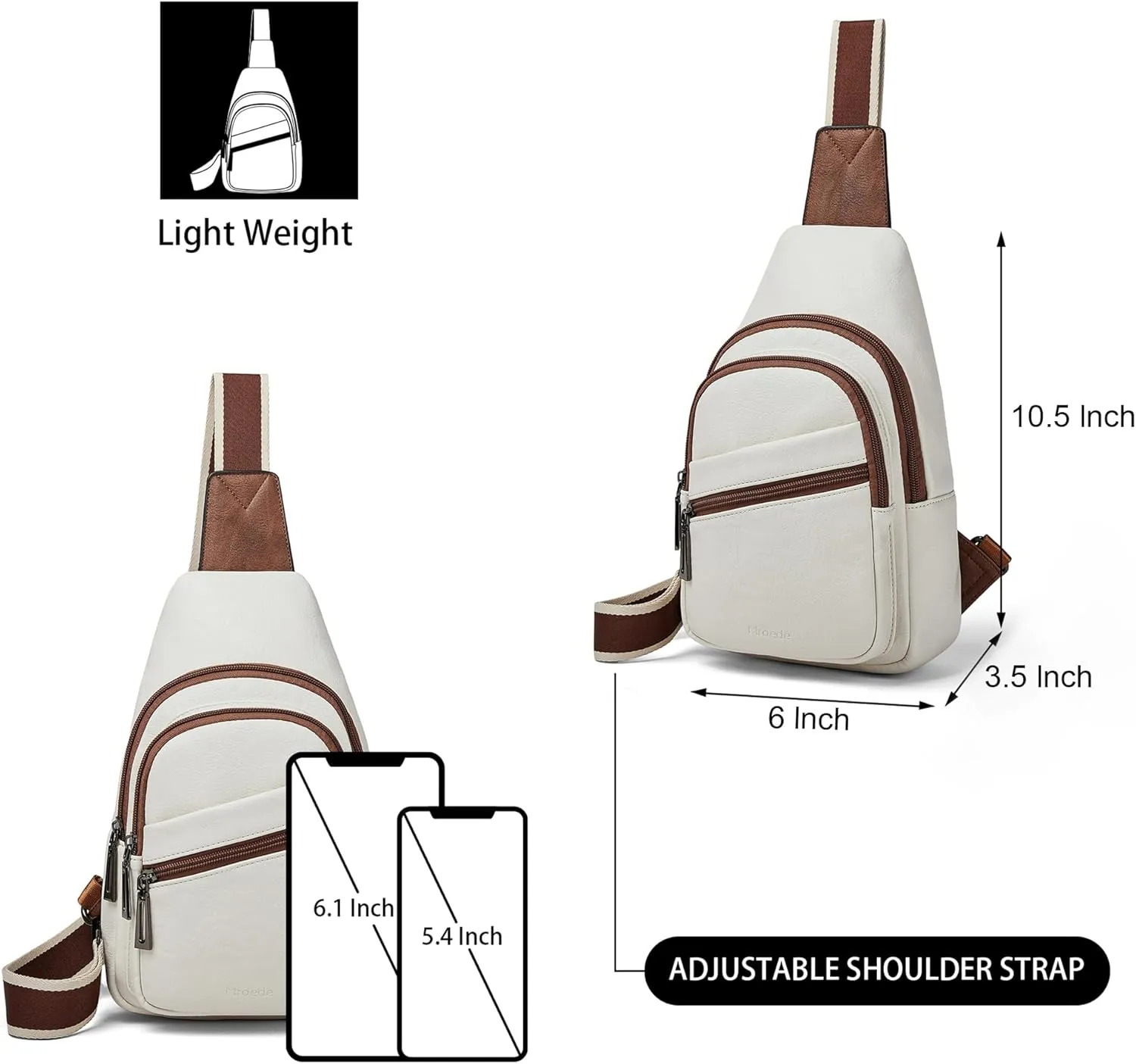 Sling Bag Crossbody Bags for Women Cross Body Fanny Packs Chest Sling Purses for Travel Shopping Leisure Sport