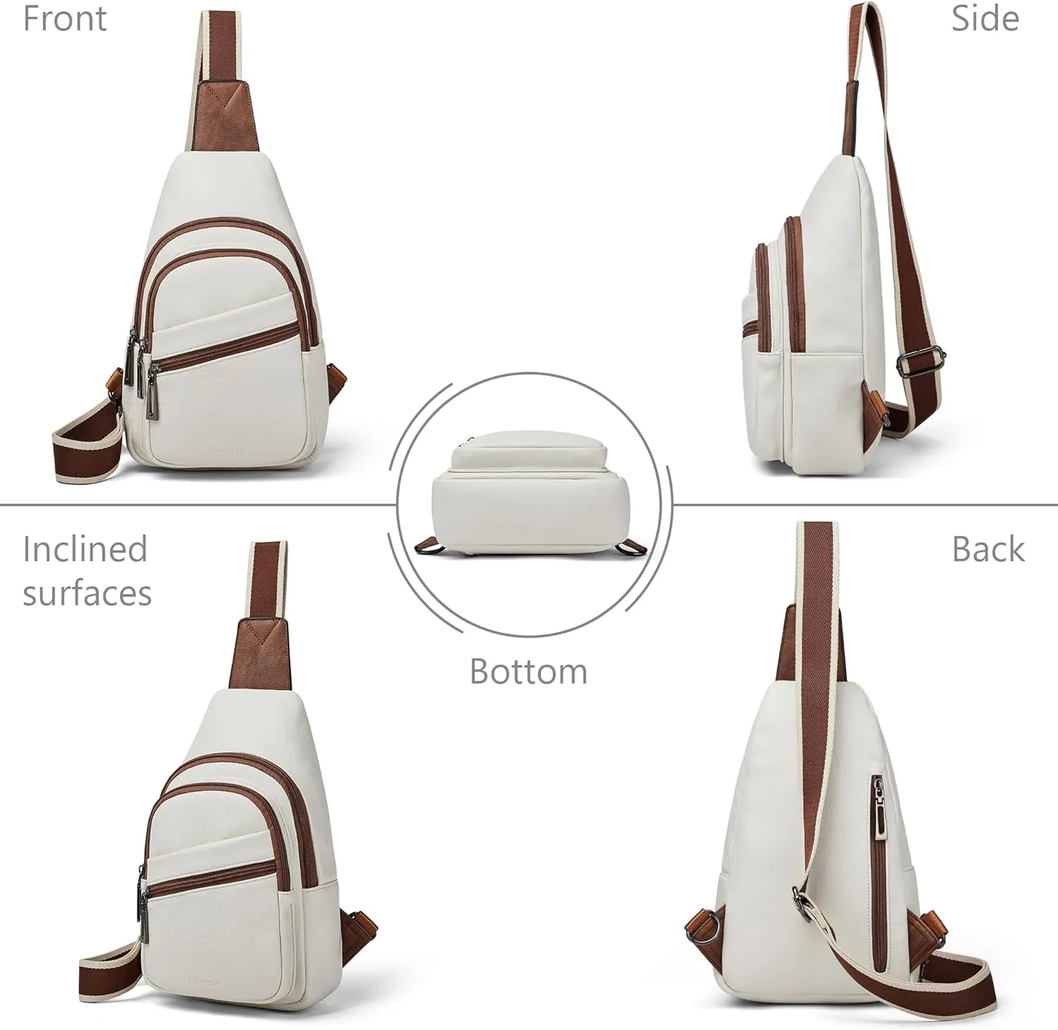 Sling Bag Crossbody Bags for Women Cross Body Fanny Packs Chest Sling Purses for Travel Shopping Leisure Sport