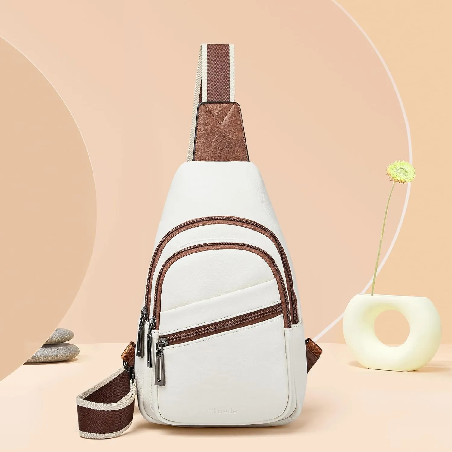 Sling Bag Crossbody Bags for Women Cross Body Fanny Packs Chest Sling Purses for Travel Shopping Leisure Sport