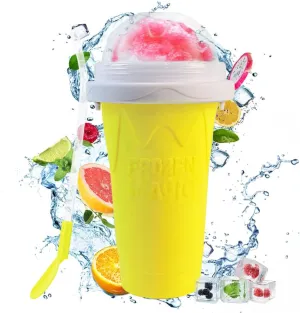 Slushie Maker Cup, Magic Quick Frozen Smoothies Maker, Homemade Milk Shake Ice Cream Maker DIY for Children and Family