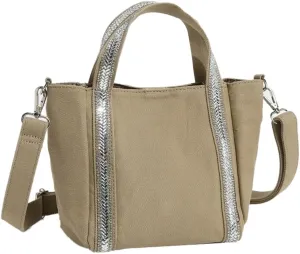 Small Canvas Tote Bag for Women Fashion Crossbody Shoulder Bag Handbags Casual Purses Satchel for Work Travel