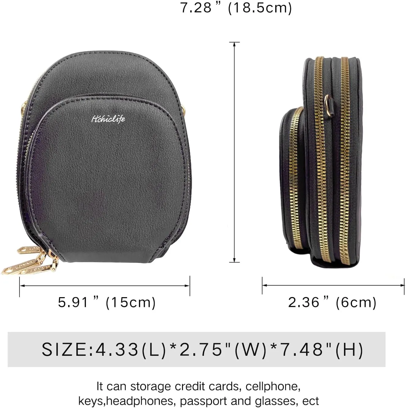 Small Crossbody Bags for Women Trendy Cell Phone Purse Wallet