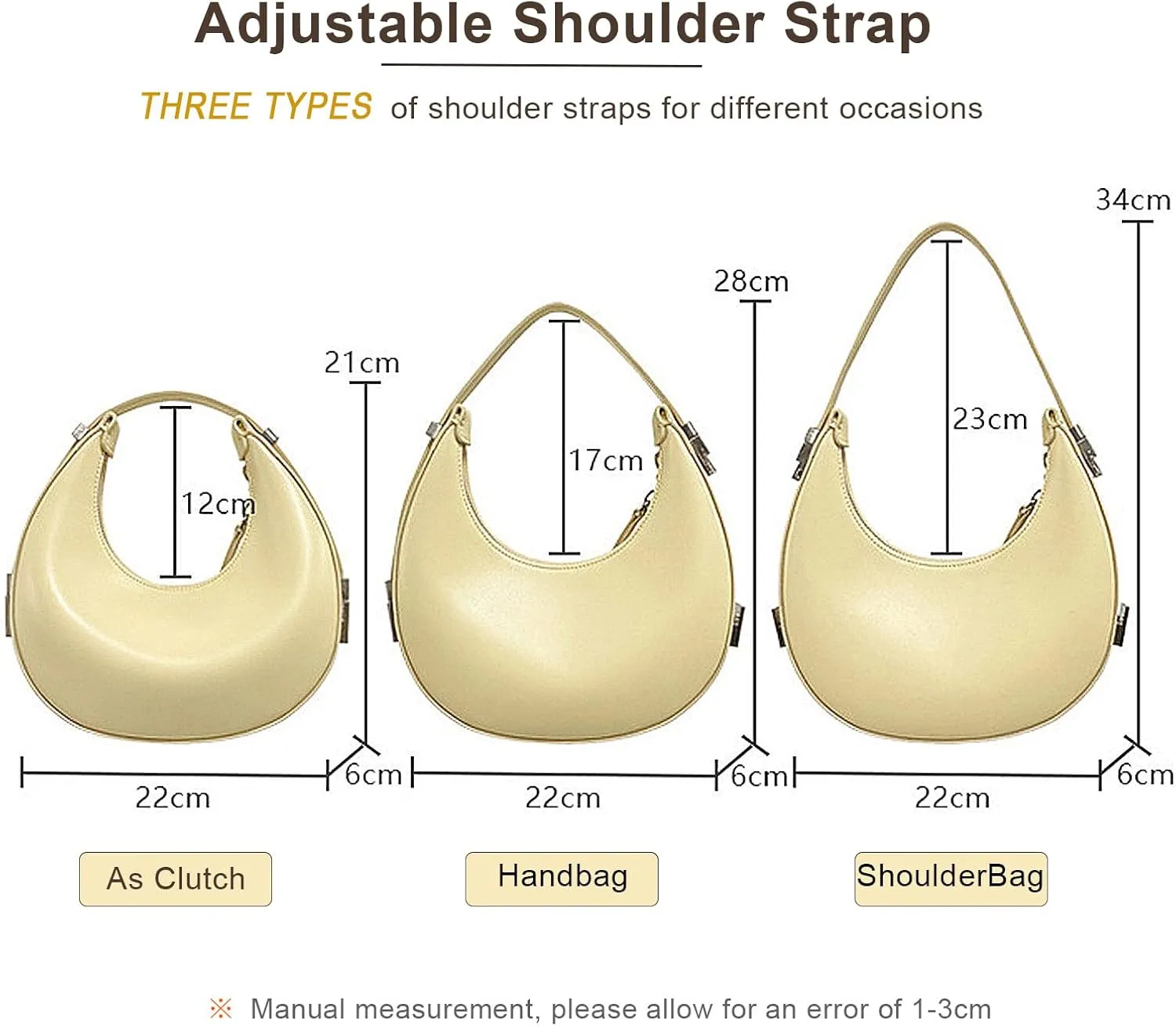 Small Purse for women,Trendy Cute Shoulder Bags Small Clutch Hobo Tote Handbag With Double Zipper Closure