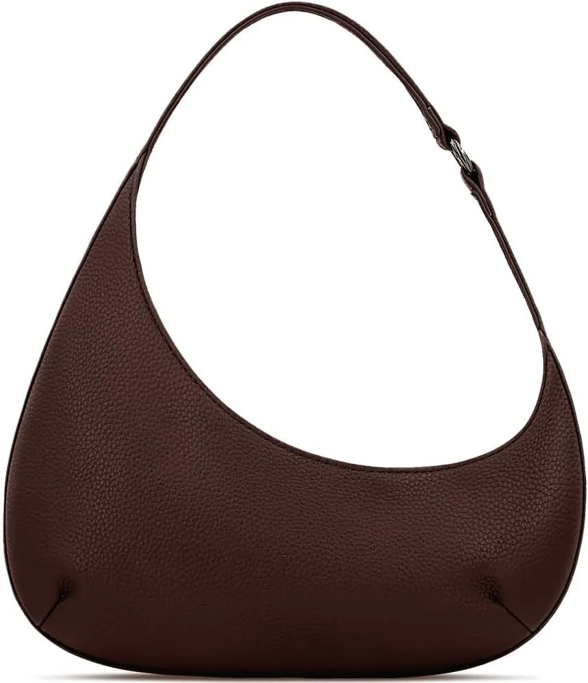 Small Shoulder Bag for Women - Lightweight Vegan Leather Evening Purse, Trendy Dressy Women's Going Out Handbags