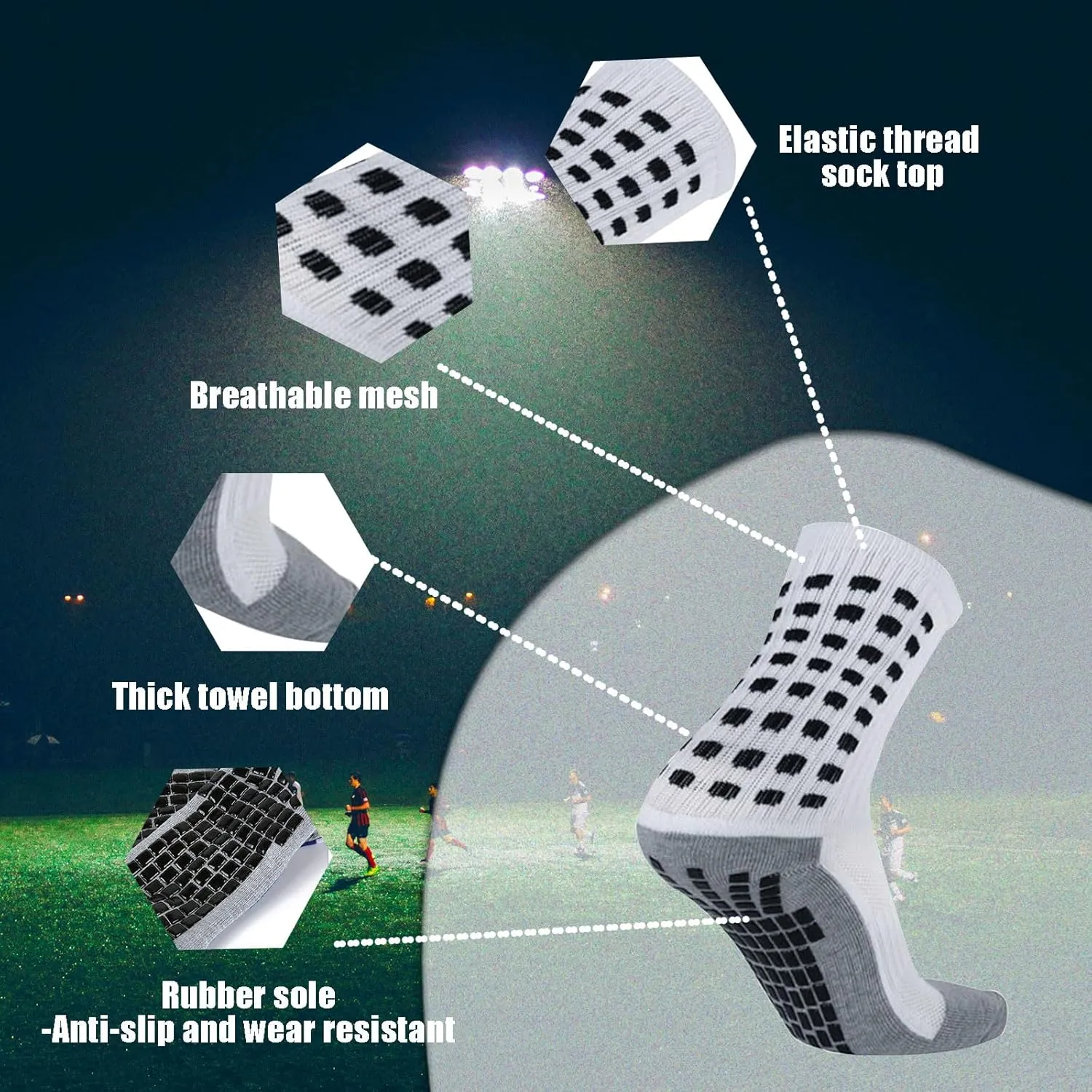 Soccer Shin Guards for Adult Soccer Socks and Mini Shin Guard Leg Sleeves Set Shin Pads Adult Men Soccer Non Slip Pre Cut Socks and Shinguards Mens Espinilleras De Futbol