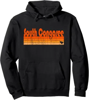 South Congaree, SC Retro 80s Style Pullover Hoodie