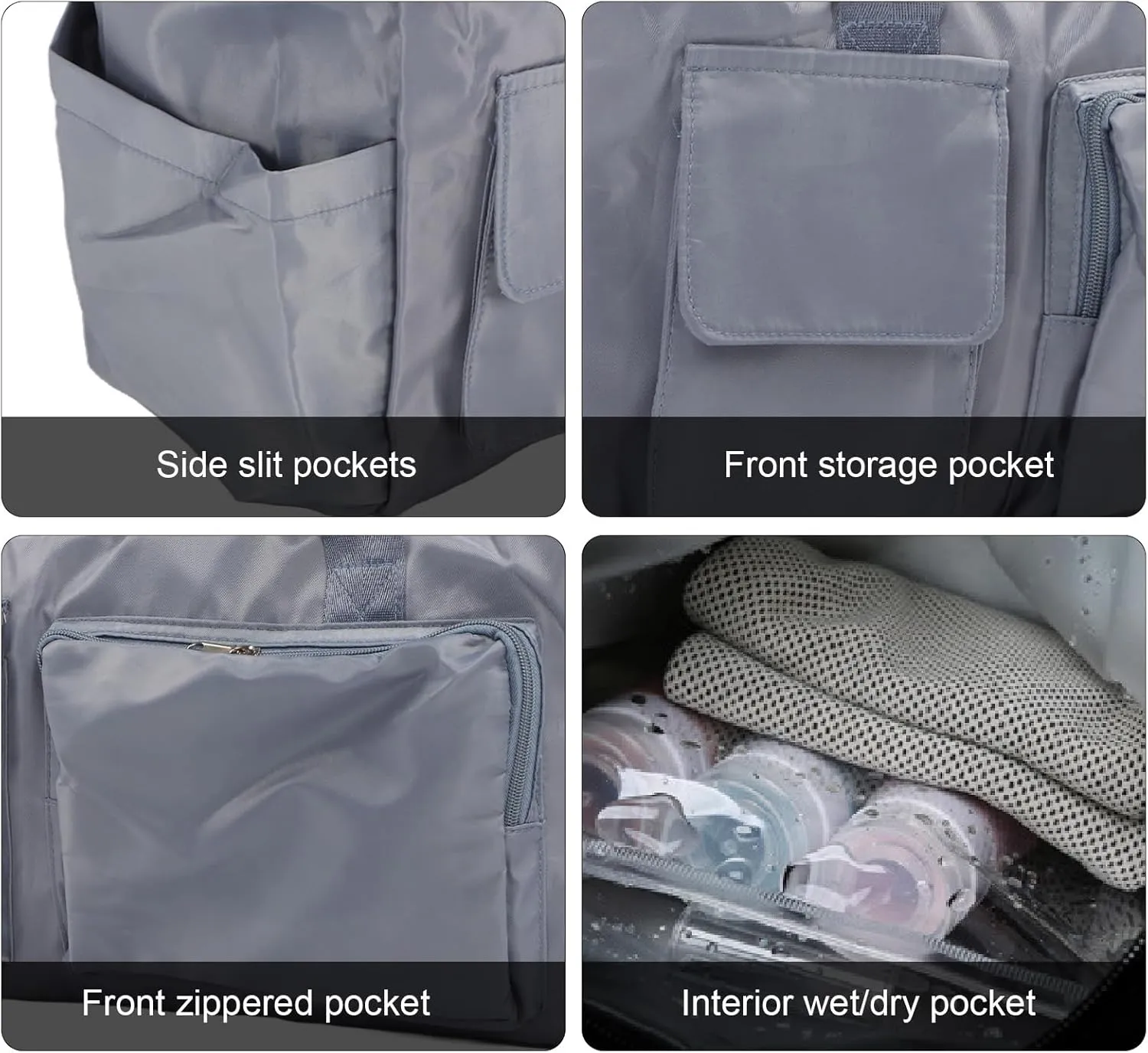 Sports Gym Bag, Large Capacity Travel Gym Bag Multifunctional for Fitness for Men Women (Uniform Size)