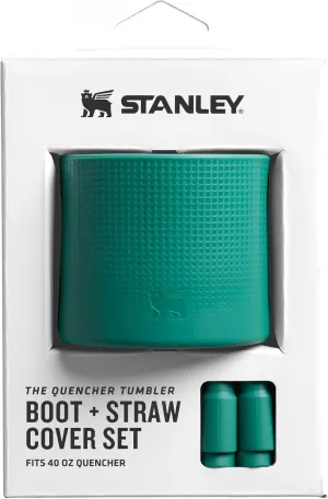STANLEY Quencher Boot and Straw Cover Cap | Anti-Slip Silicone Protector for Tumbler with Handle | Accessory Set for Stainless Steel Drinking Cup | BPA-Free