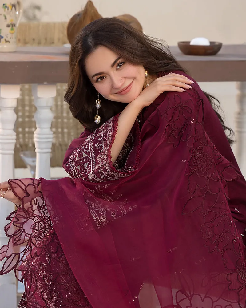 Stitched 3-PC Janan Jacquard Sequin Embroidered By Allys | AL-997