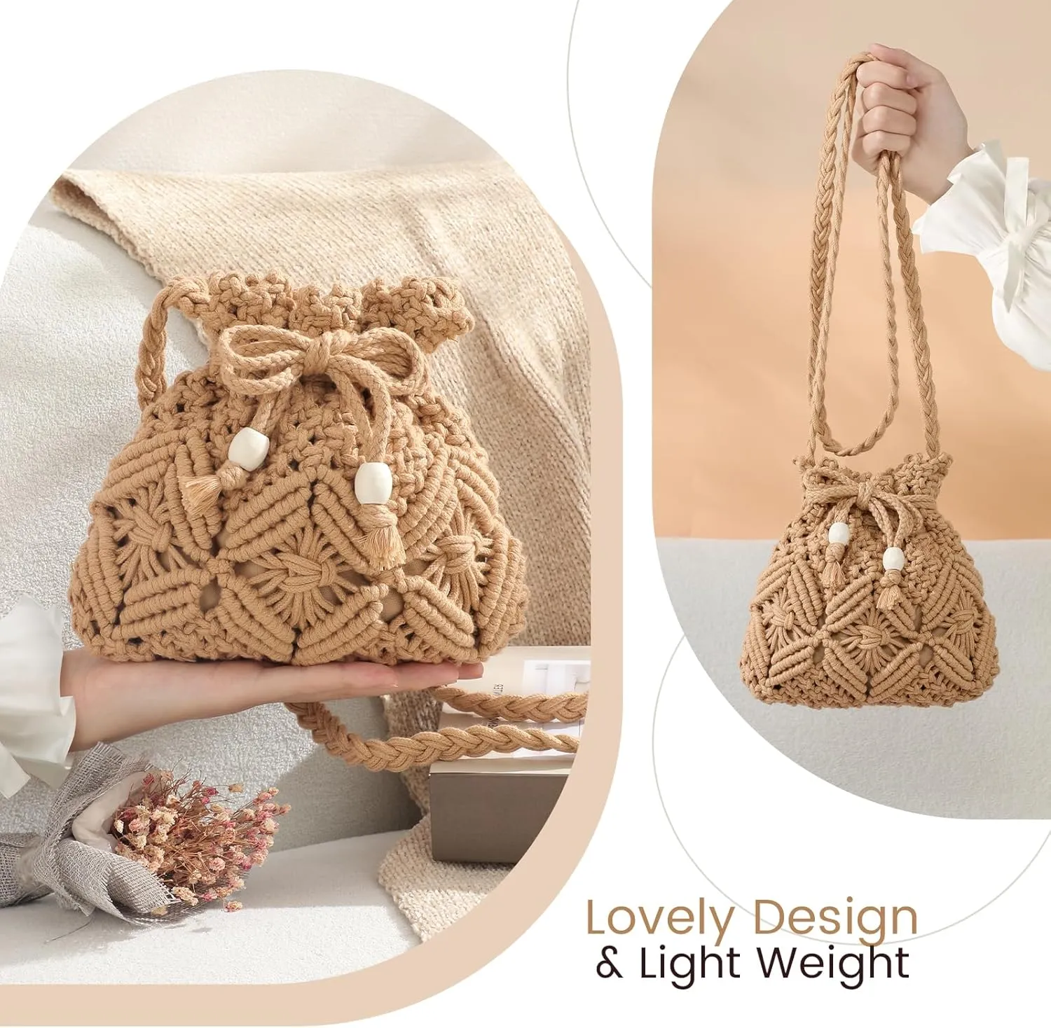 Straw Bags for Women - Straw Crossbody Bags Boho Crossbody Purses for Women Woven Handbags Shoulder Bag 2025