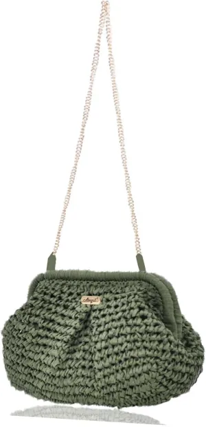 Straw Purse Crossbody Small Beach Bag for Women Vacation Summer Vintage Clutch