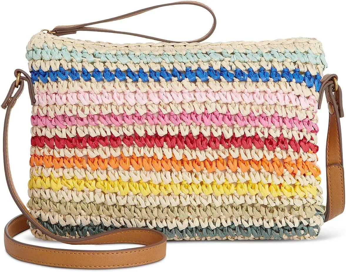 Style & Co. Small Straw Crossbody