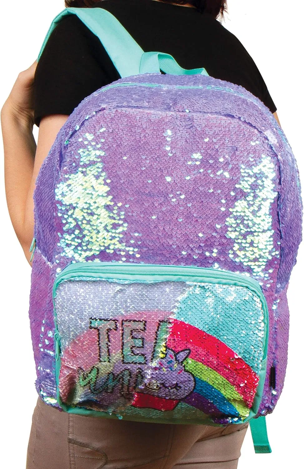 Style.Lab Fashion Angels Magic Sequin Backpack-Periwinkle/Team Unicorn, One-Size, Lavender