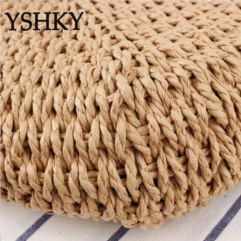 Stylish Women's Handwoven Straw Crossbody Bag