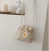 Stylish Woven Straw Shoulder Bags for Women