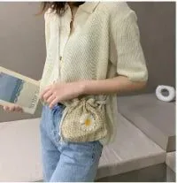 Stylish Woven Straw Shoulder Bags for Women