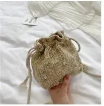 Stylish Woven Straw Shoulder Bags for Women
